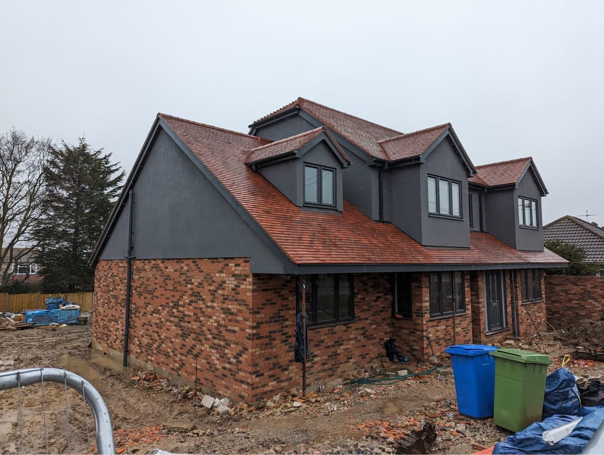 A newly built house